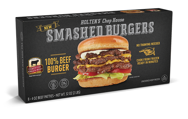 holten's chop house certified angus beef smashes burgers