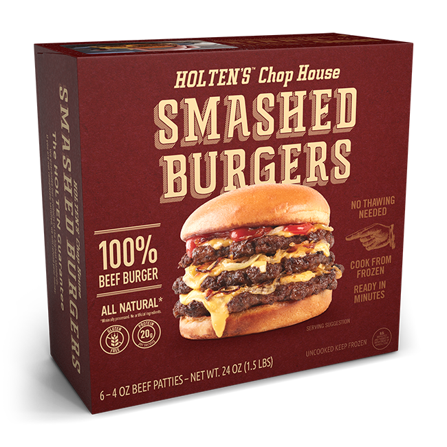 holten's chop house original smashed burgers